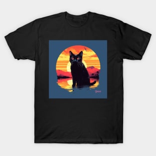 Retro Cat Shirt T-Shirt